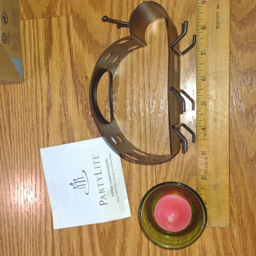 Party lite ladybug votive candle holder - brand new